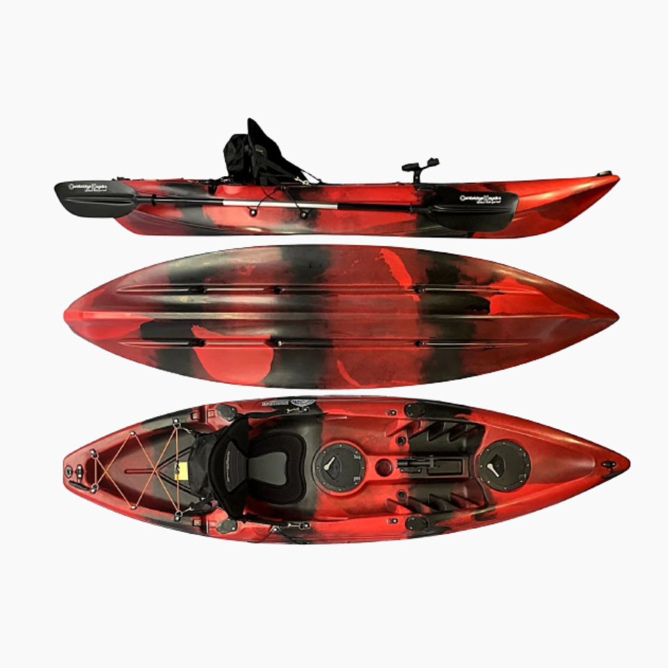 Zander hardshell sea fishing kayak.